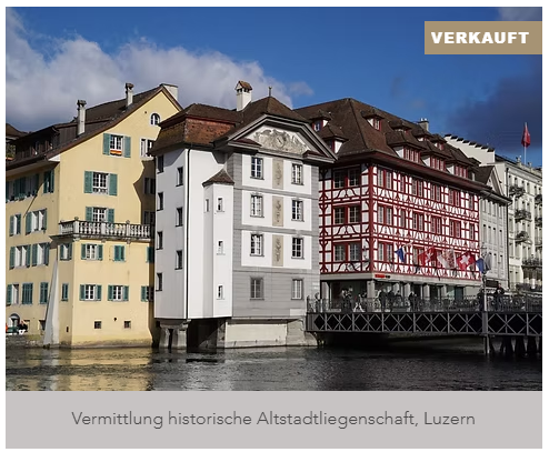 Vermittlung historische Altstadtliegenschaft, Luzern