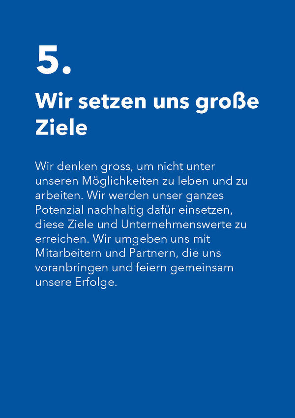 Unternehmenswerte – Seite 5